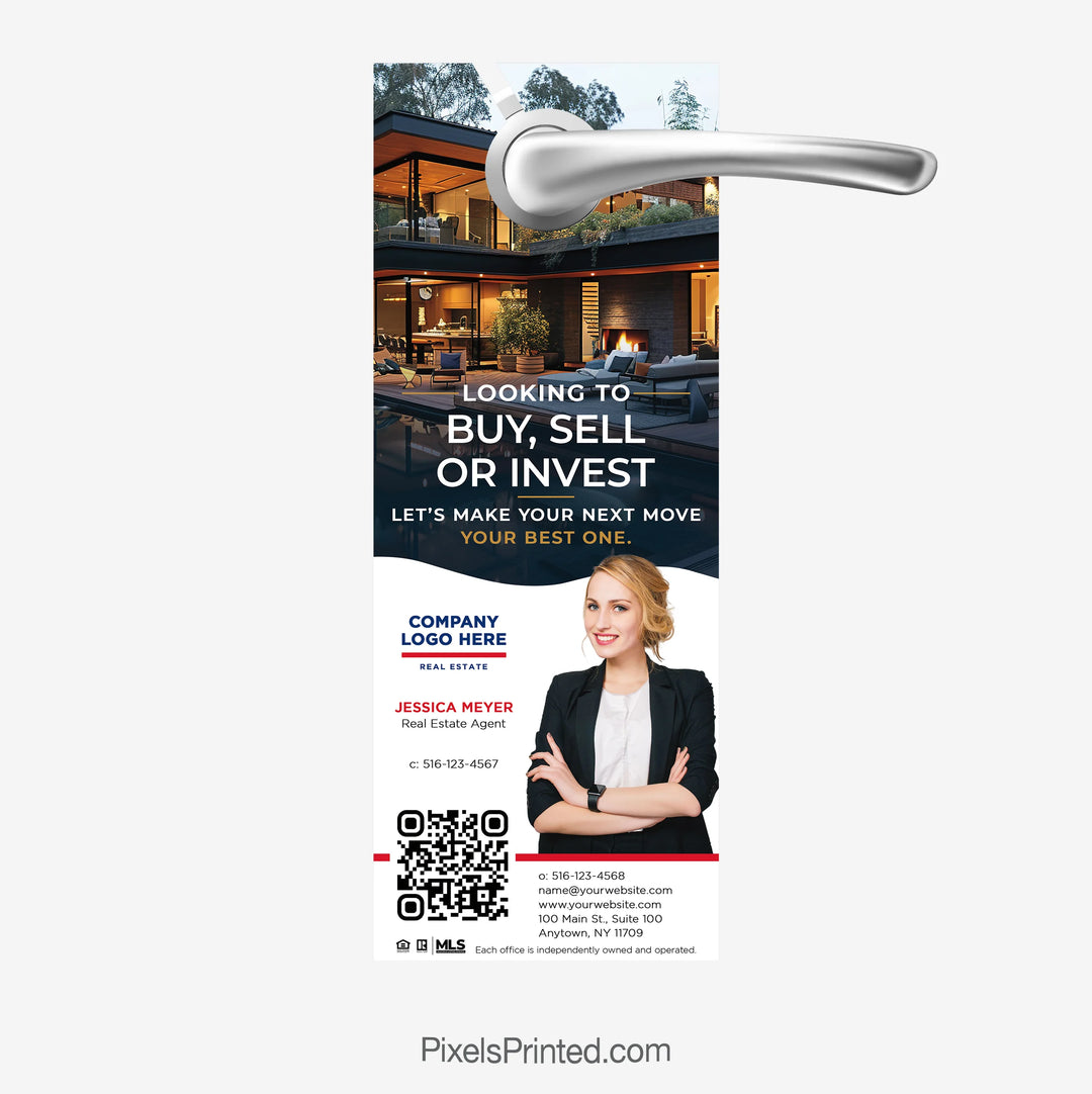 ERA Real Estate agent introduction door hanger for neighborhood marketing
