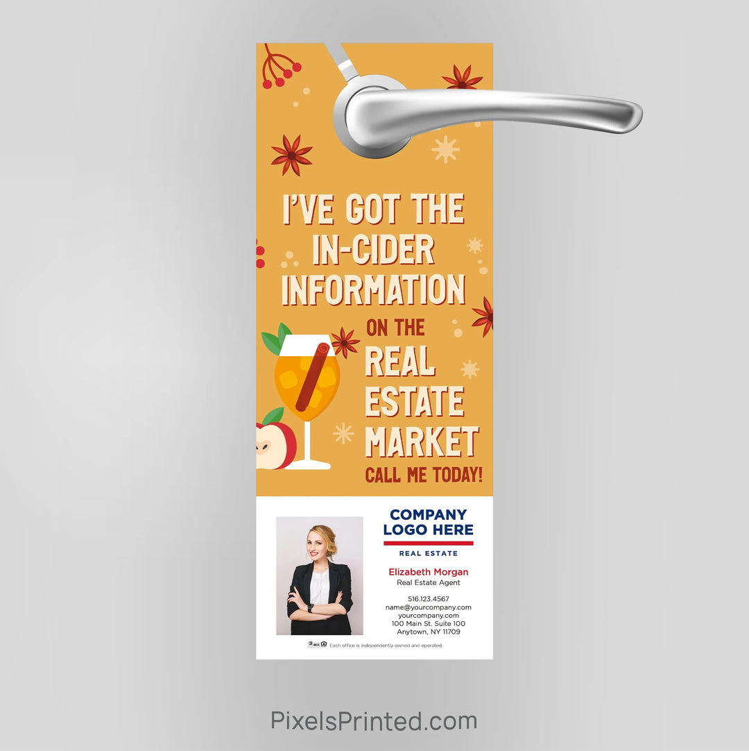 ERA real estate fall autumn door hangers PixelsPrinted 