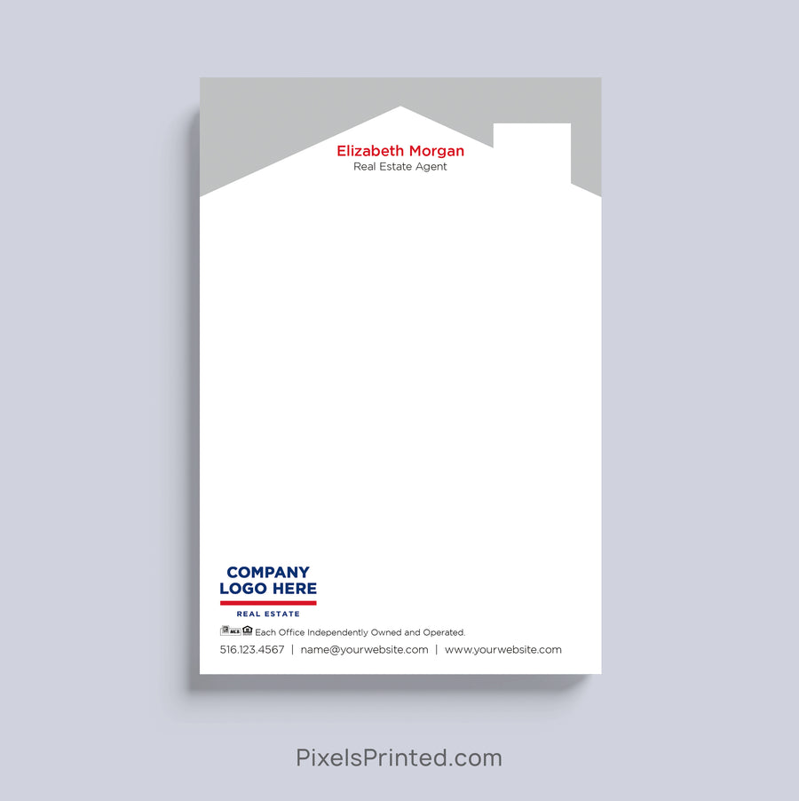ERA Real Estate realtor notepad with house design and personalized branding