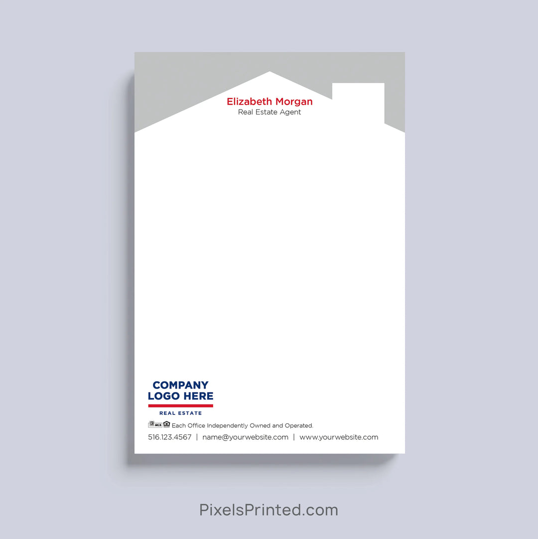 ERA Real Estate realtor notepad with house design and personalized branding