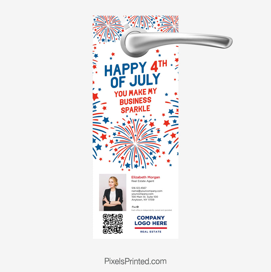 ERA Real Estate 4th of July Door Hanger