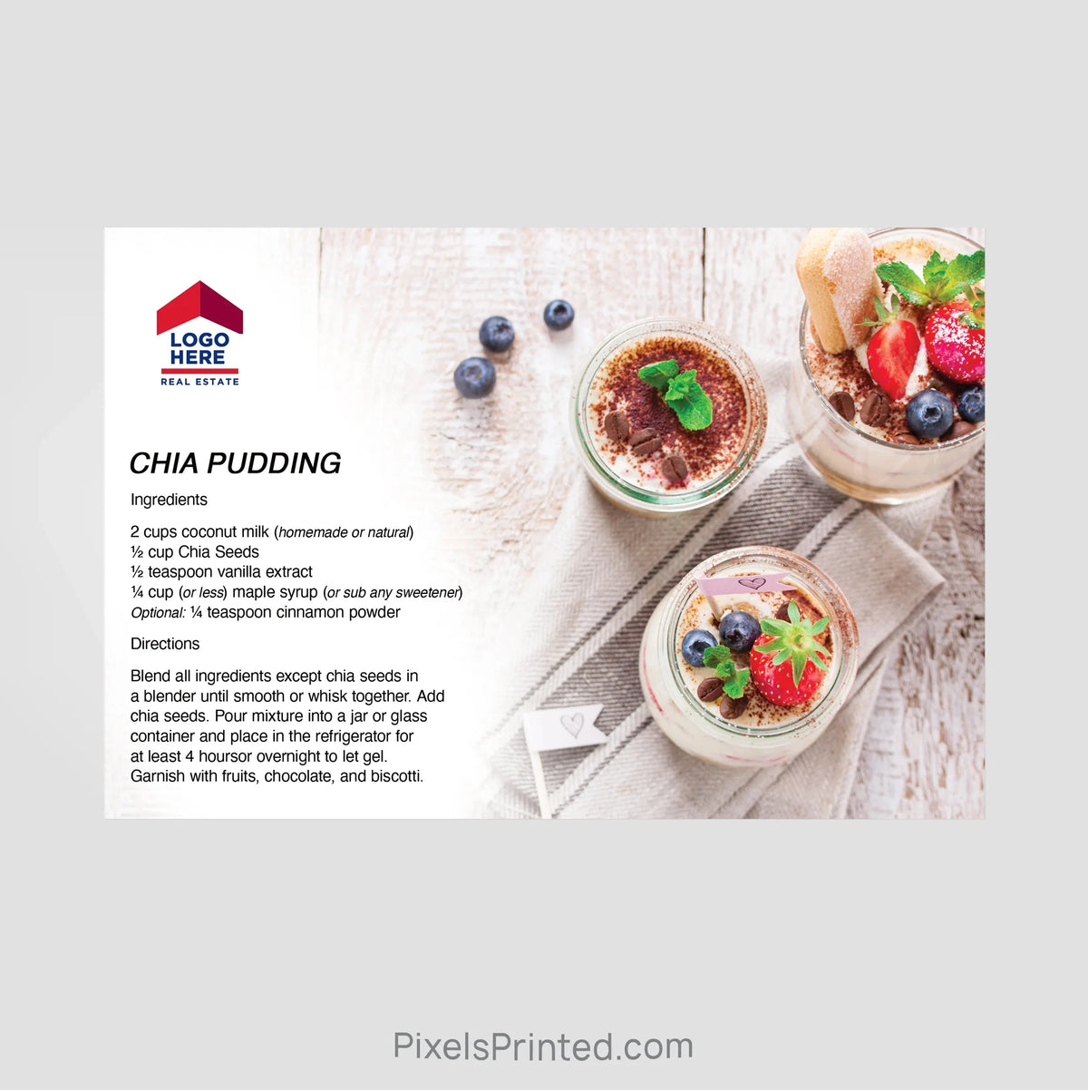 ERA real estate recipe mailers PixelsPrinted 