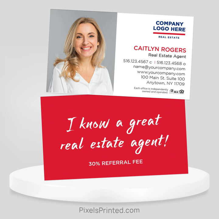 ERA real estate referral cards Business Cards PixelsPrinted 