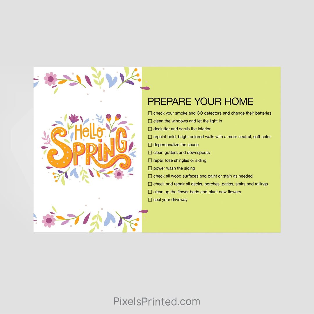 ERA real estate spring maintenance mailers PixelsPrinted 