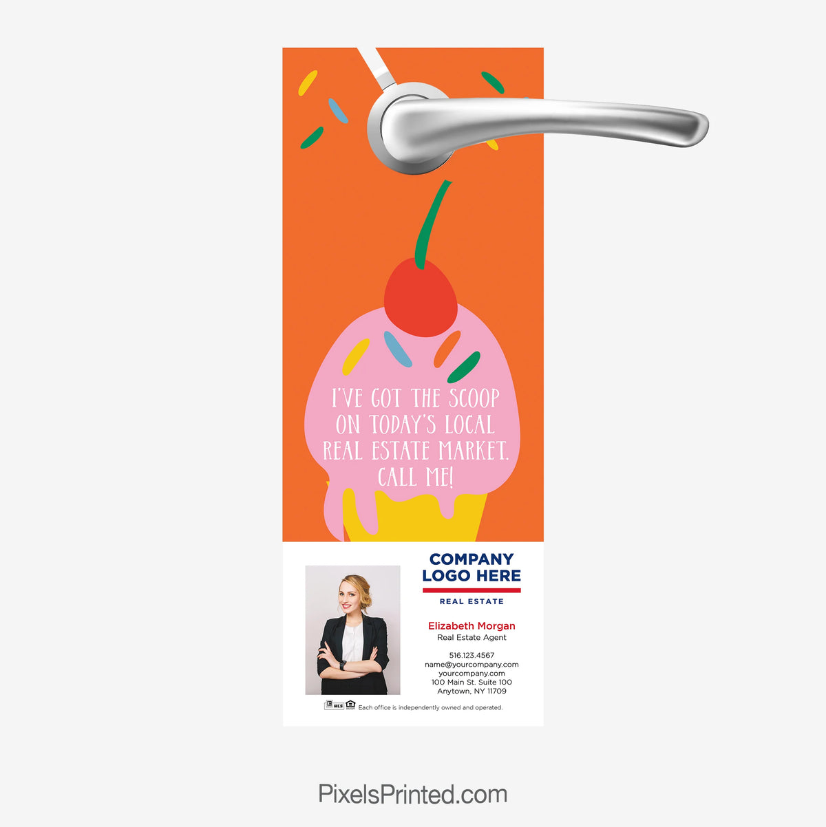 ERA Real Estate Summer Got the Scoop on the Market Door Hanger