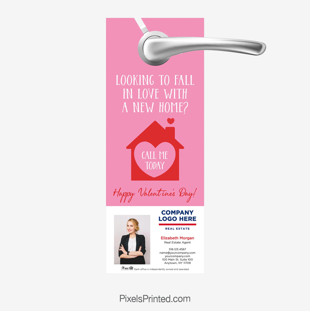 ERA Real Estate Valentine's Day Door Hanger Fall in Love with a Home