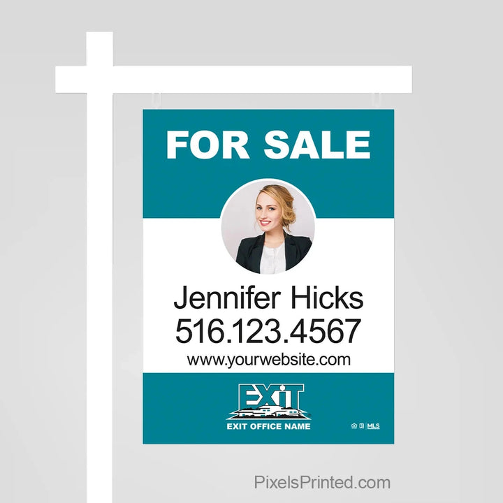 EXIT realty for sale sign panels PixelsPrinted 