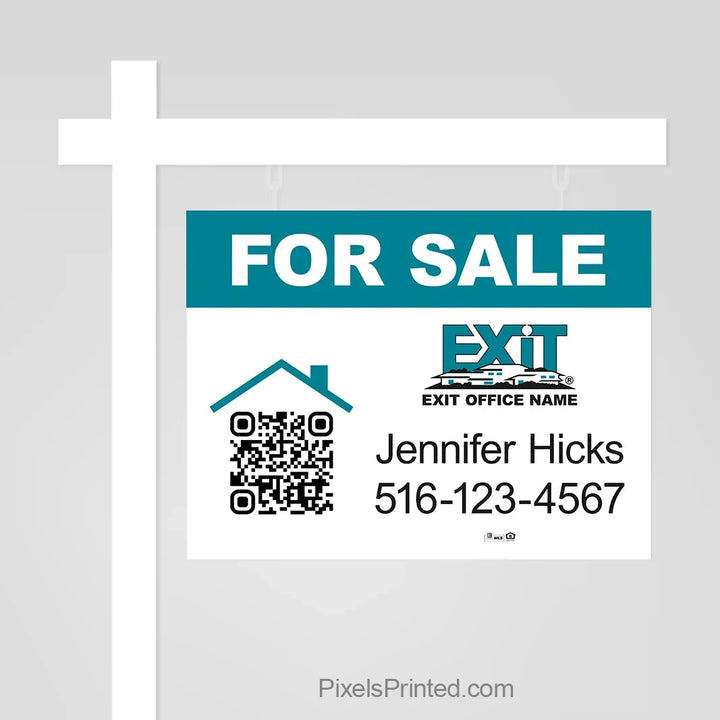 EXIT realty for sale sign panels PixelsPrinted 