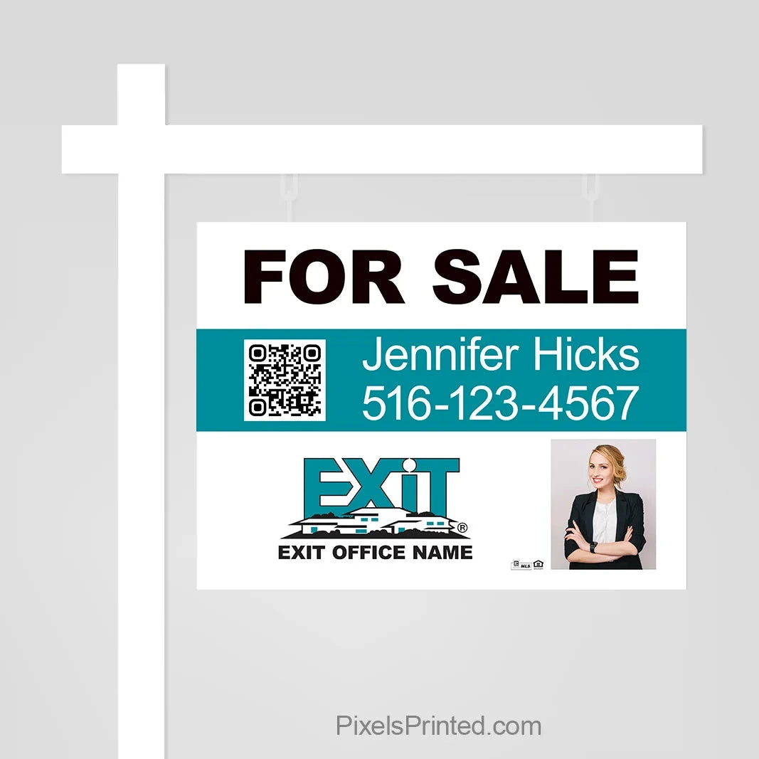 EXIT realty for sale sign panels PixelsPrinted 