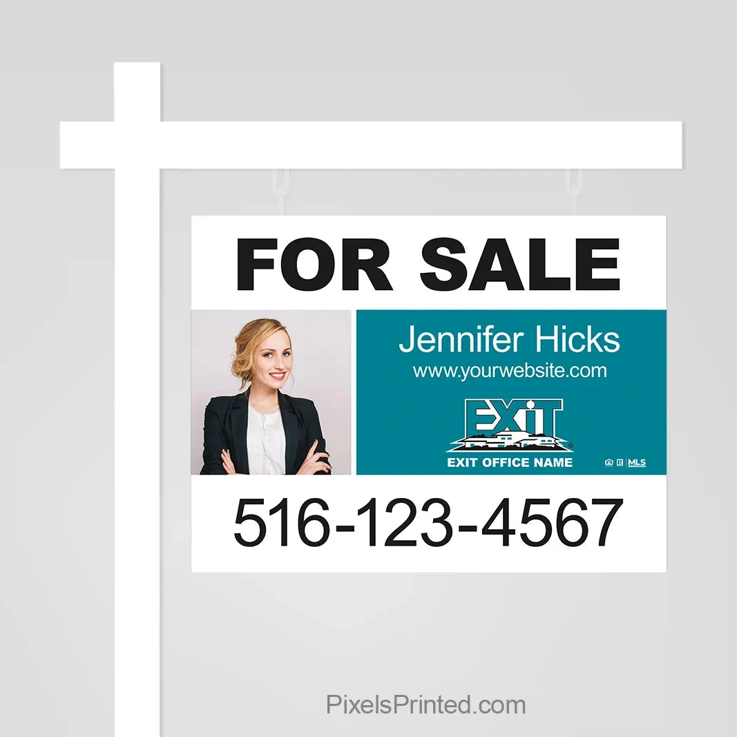 EXIT realty for sale sign panels PixelsPrinted 
