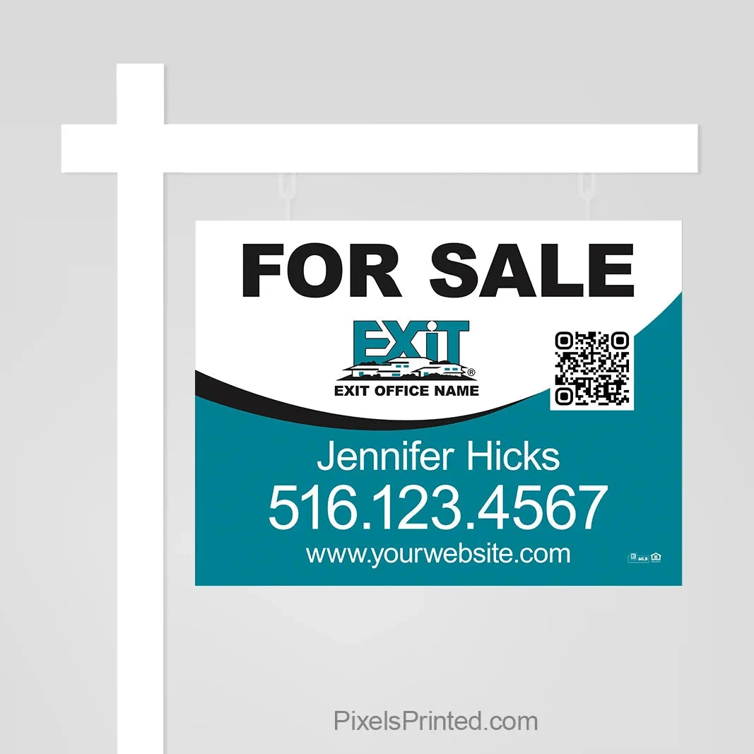 EXIT realty for sale sign panels PixelsPrinted 