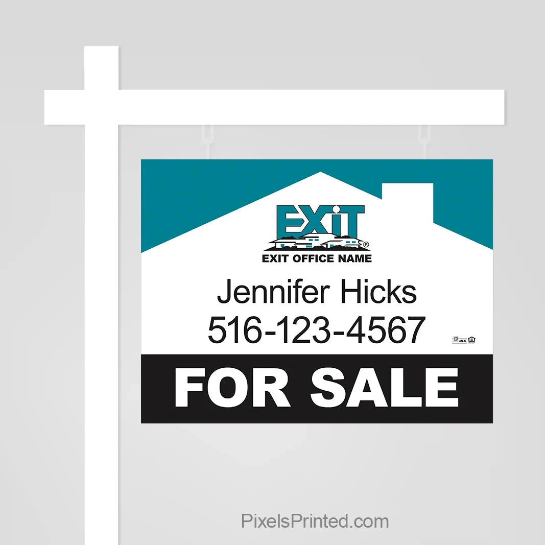 EXIT realty for sale sign panels PixelsPrinted 