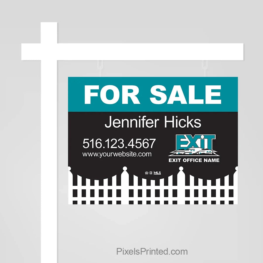 EXIT realty for sale sign panels PixelsPrinted 