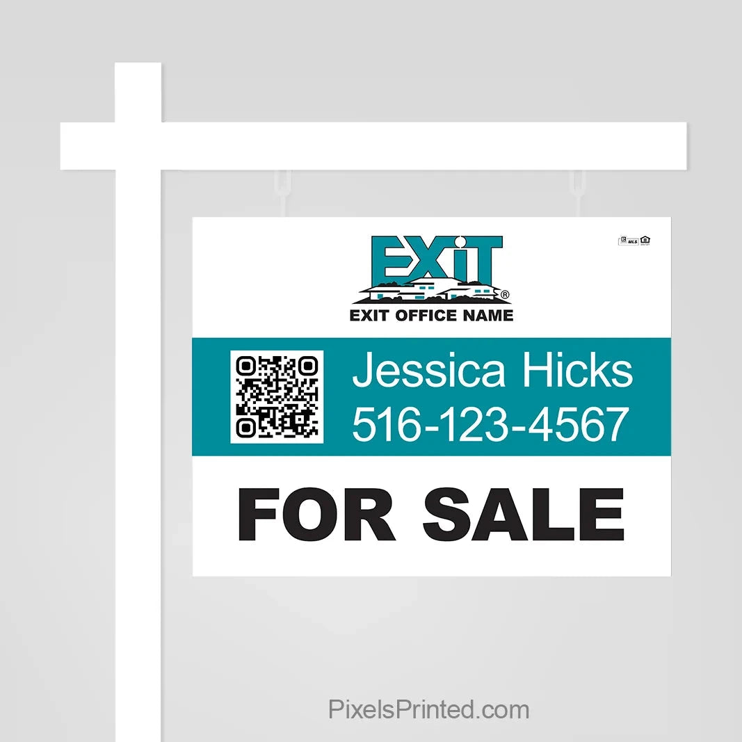 EXIT realty for sale sign panels PixelsPrinted 