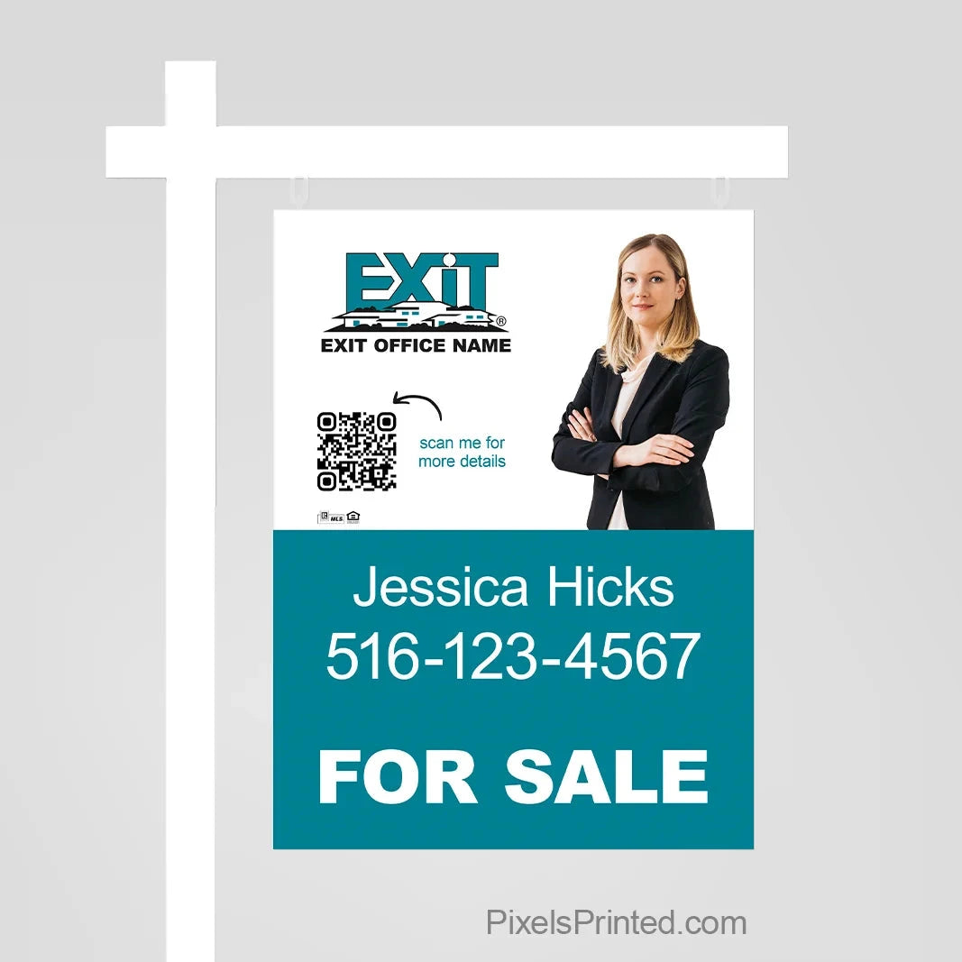 EXIT realty for sale sign panels PixelsPrinted 
