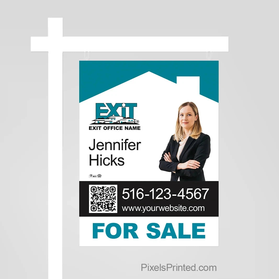 EXIT realty for sale sign panels PixelsPrinted 