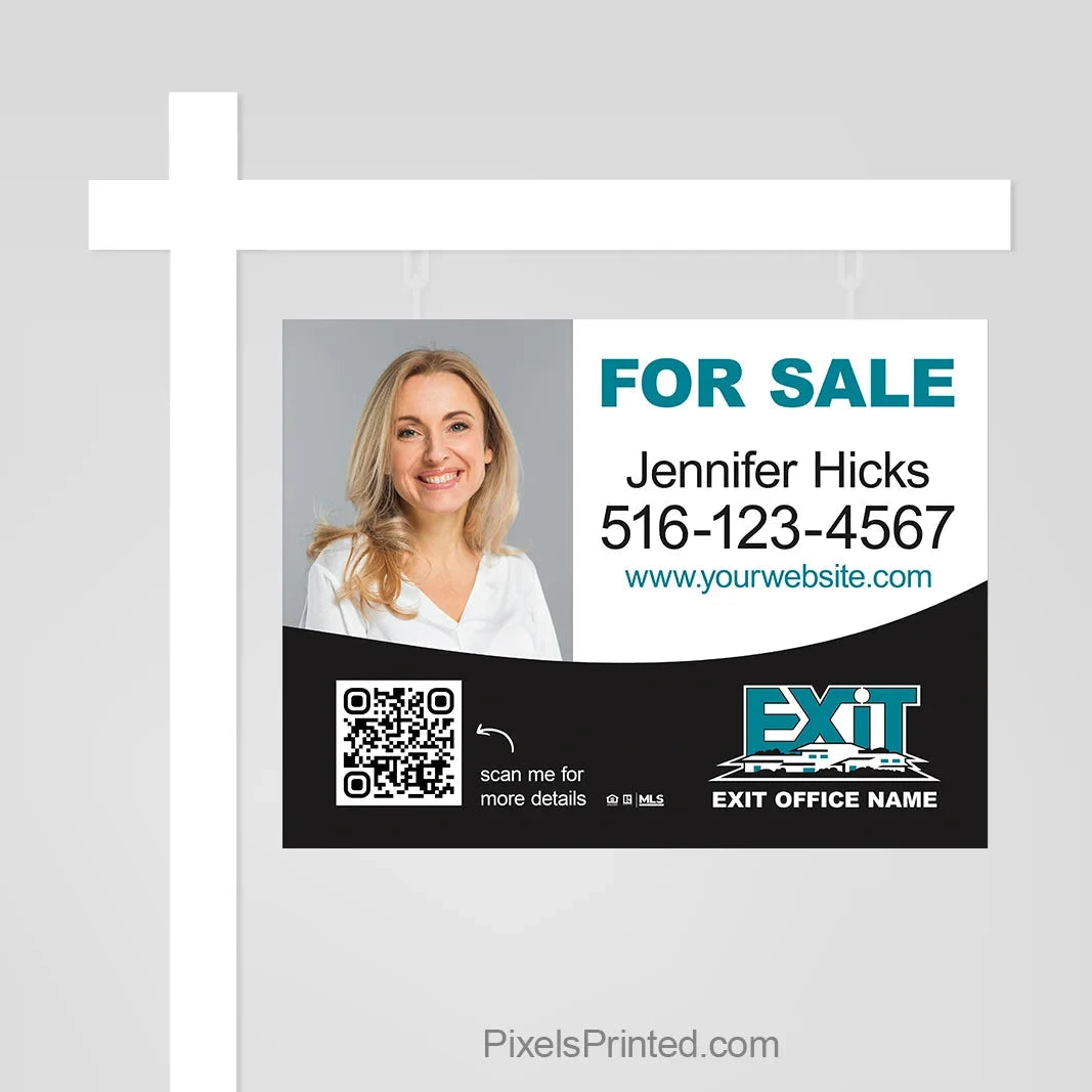 EXIT realty for sale sign panels PixelsPrinted 