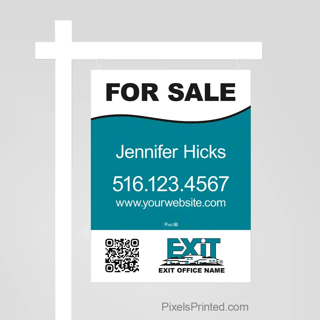 EXIT realty for sale sign panels PixelsPrinted 