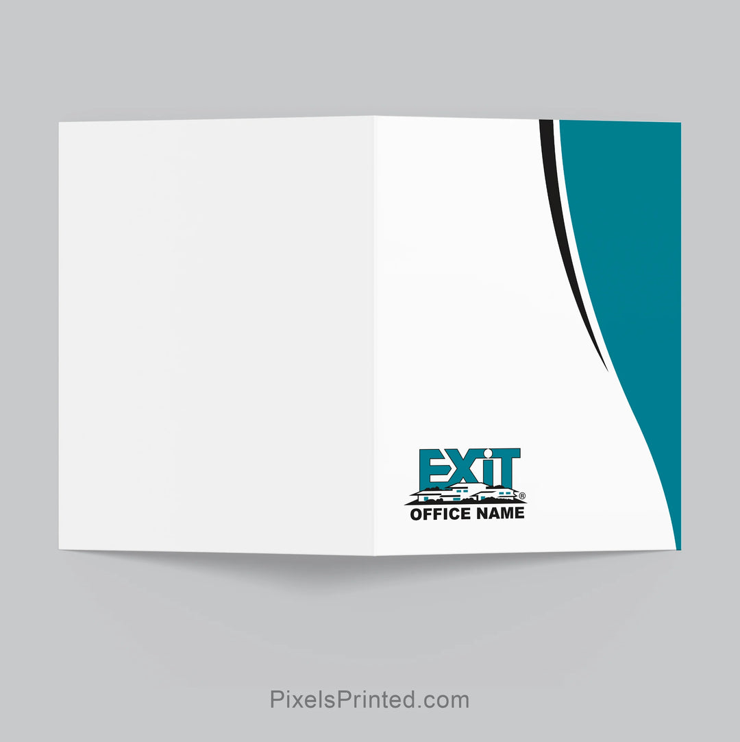 custom EXIT Realty presentation folder for agents