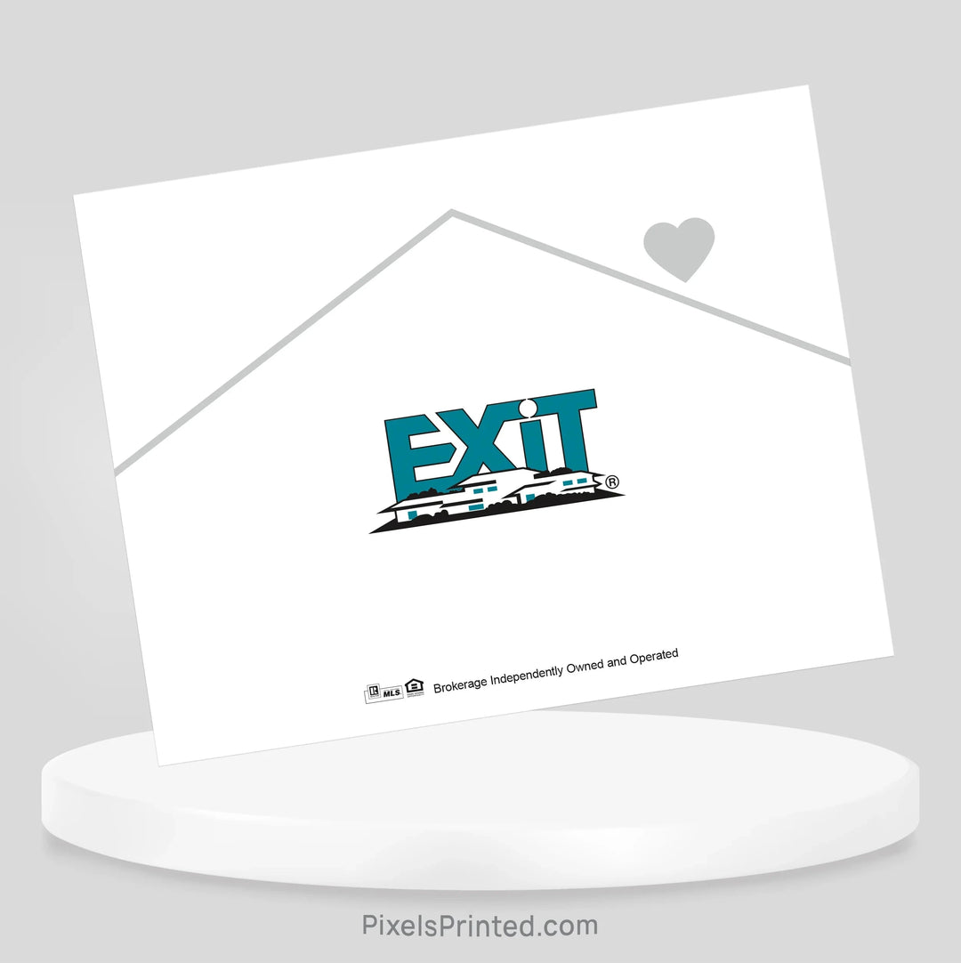 EXIT realty notecards notecards PixelsPrinted 