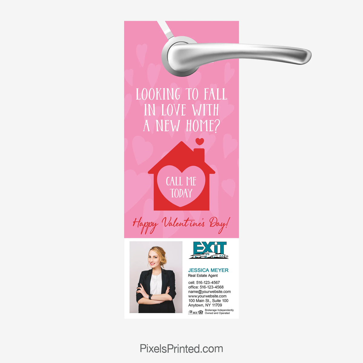 Exit Realty Valentine's Day Door Hanger - New Home love