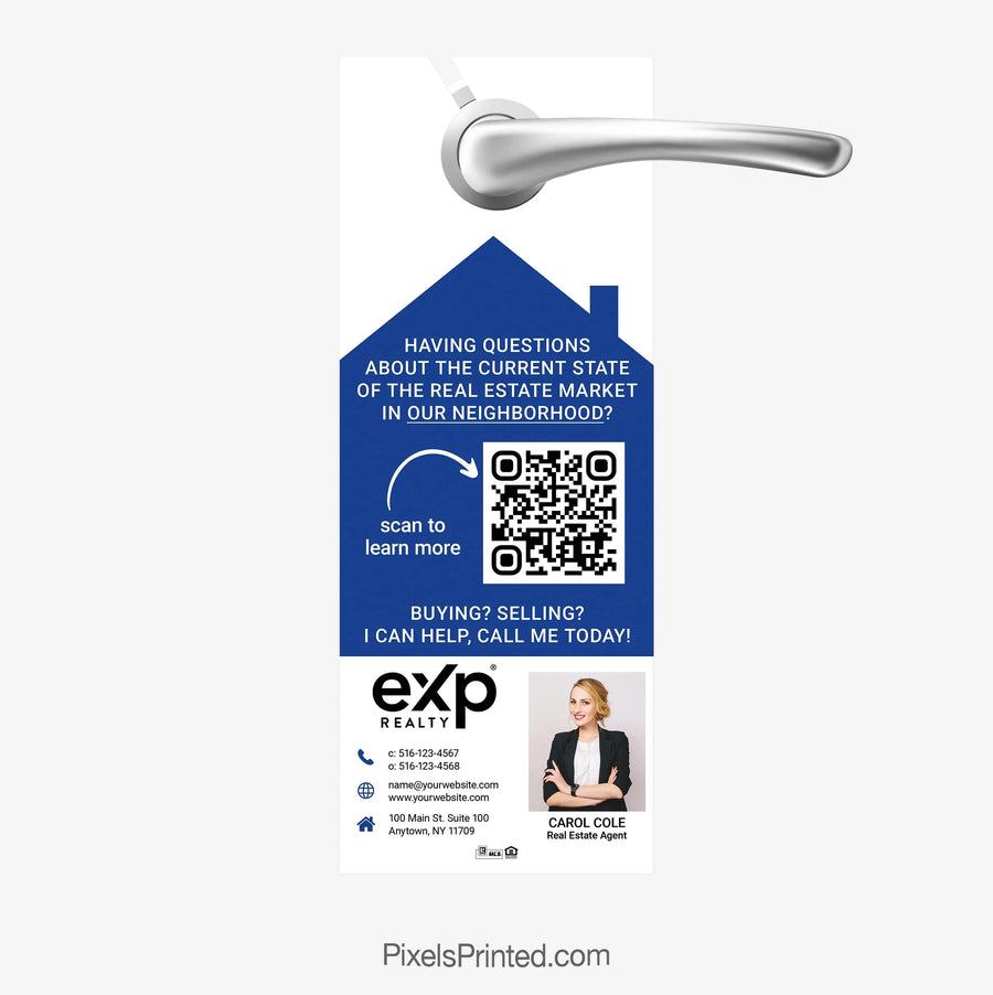 EXP realty door hangers PixelsPrinted 