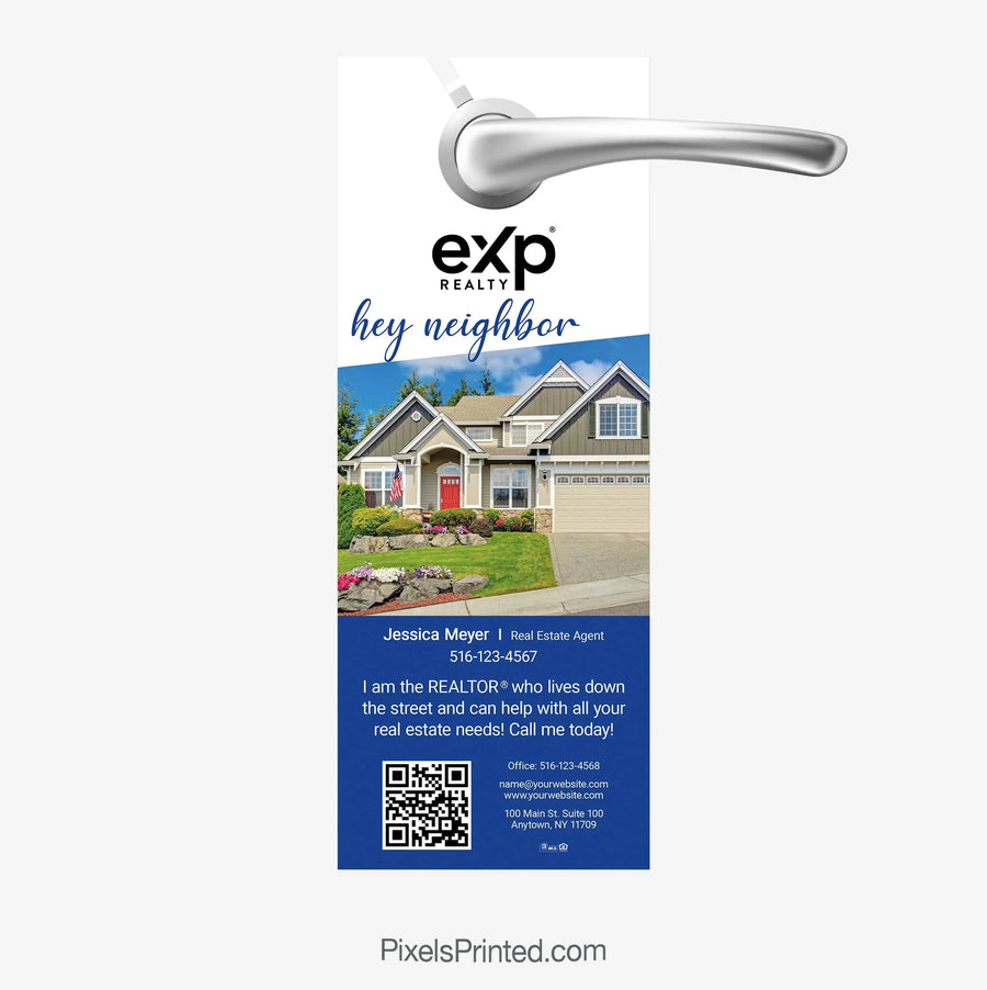 EXP realty door hangers PixelsPrinted 