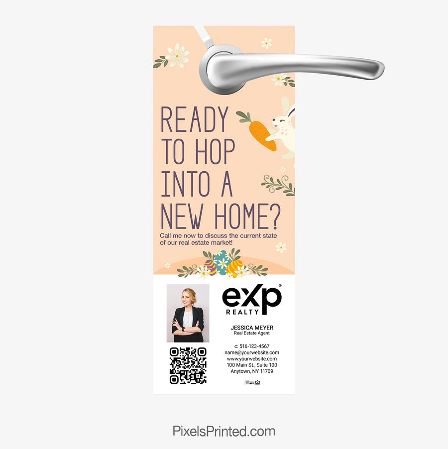EXP realty Easter Spring door hangers PixelsPrinted 