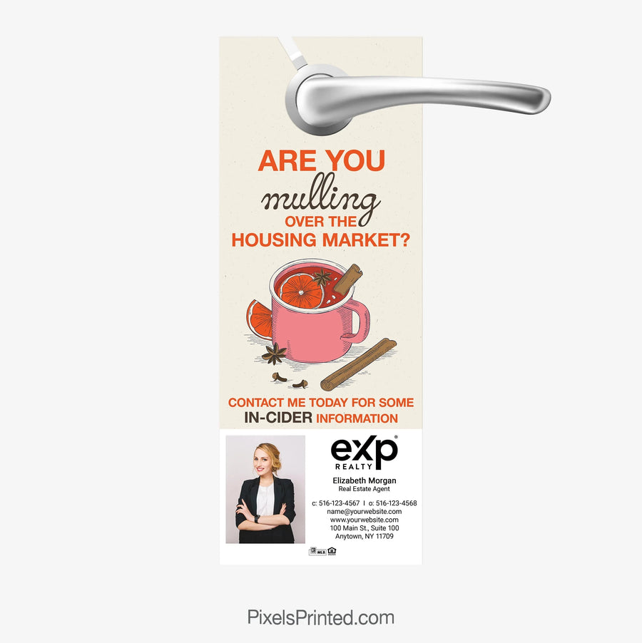 EXP realty fall autumn door hangers PixelsPrinted 