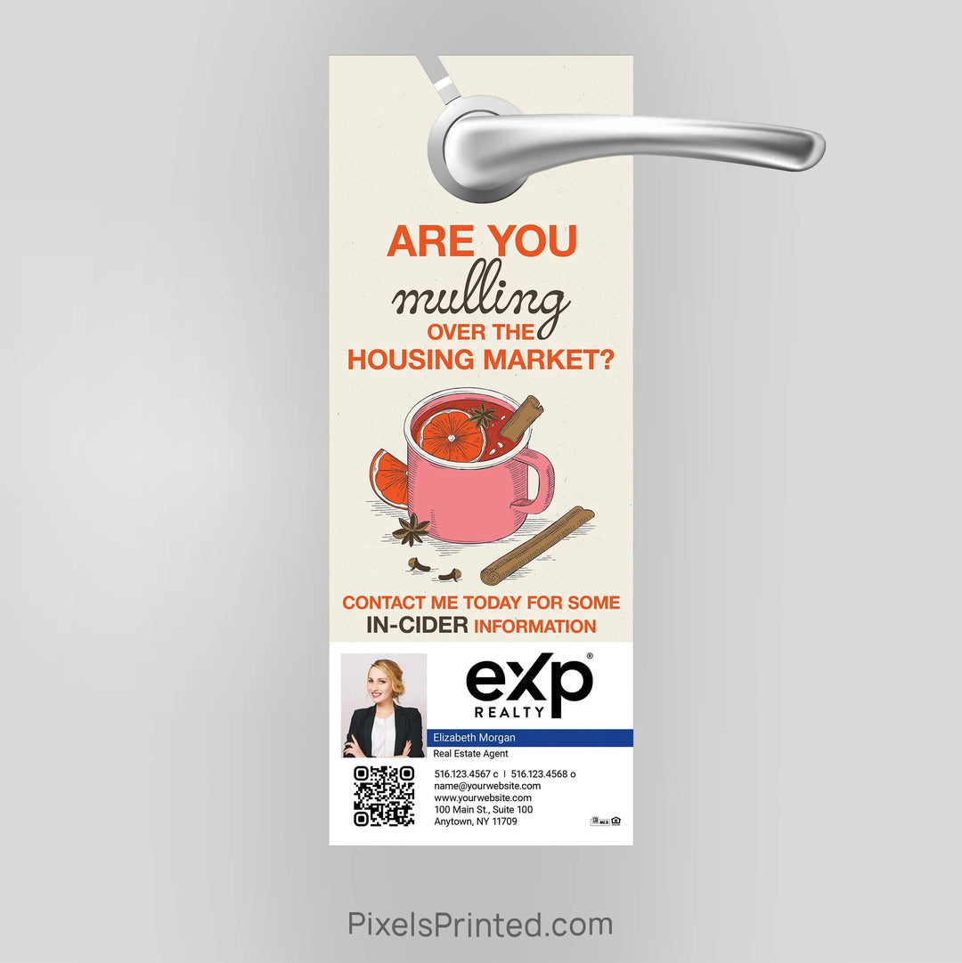 EXP realty fall autumn door hangers PixelsPrinted 