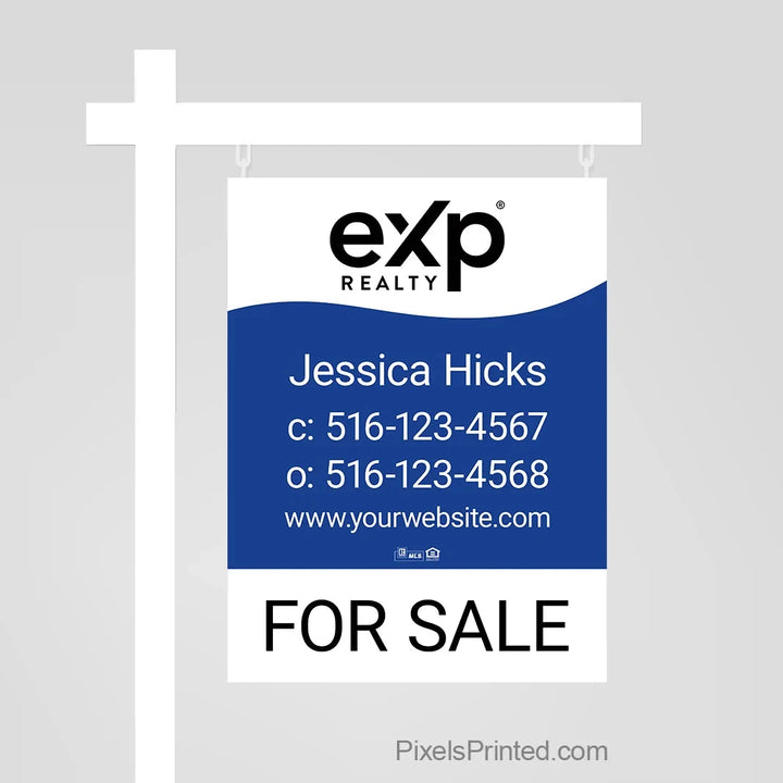 EXP realty for sale sign sign panels PixelsPrinted 