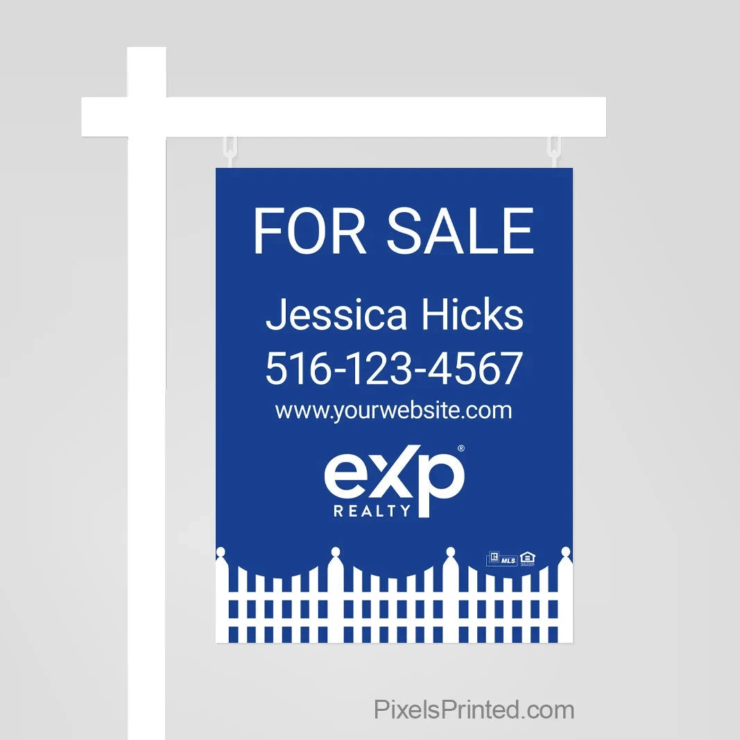 EXP realty for sale sign sign panels PixelsPrinted 