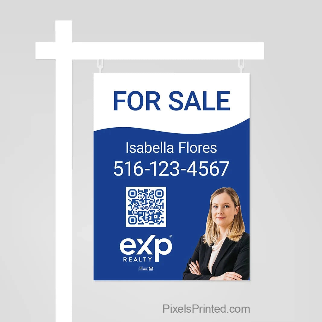 EXP realty for sale sign sign panels PixelsPrinted 