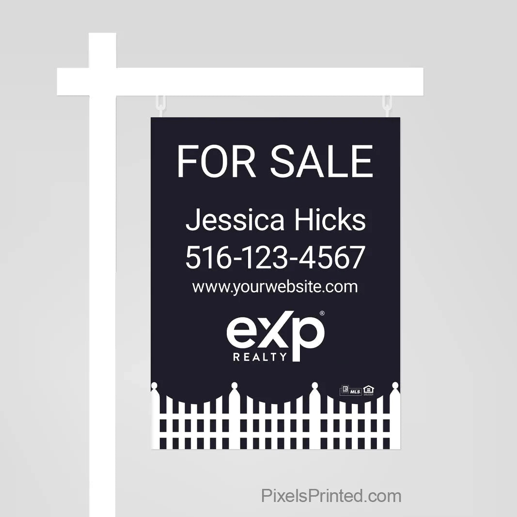 EXP realty for sale sign sign panels PixelsPrinted 