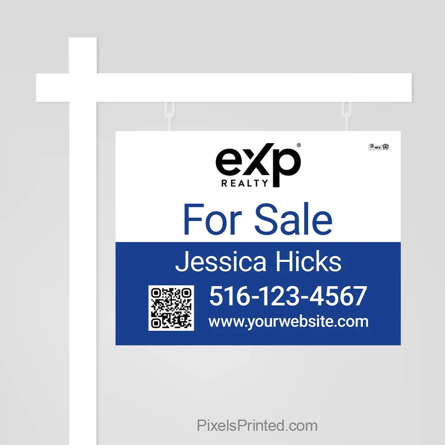 EXP realty for sale sign sign panels PixelsPrinted 