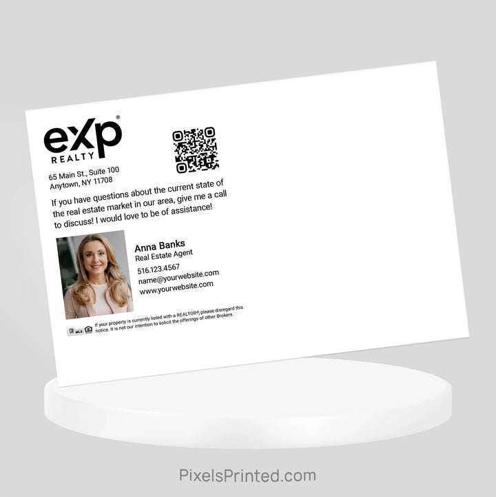 EXP realty fall thanksgiving postcards for local marketing