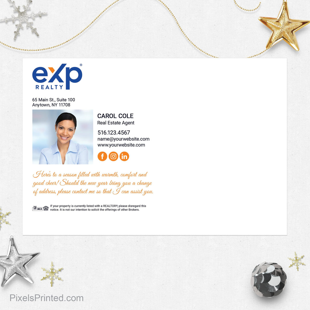 EXP realty New Years postcards postcards PixelsPrinted 