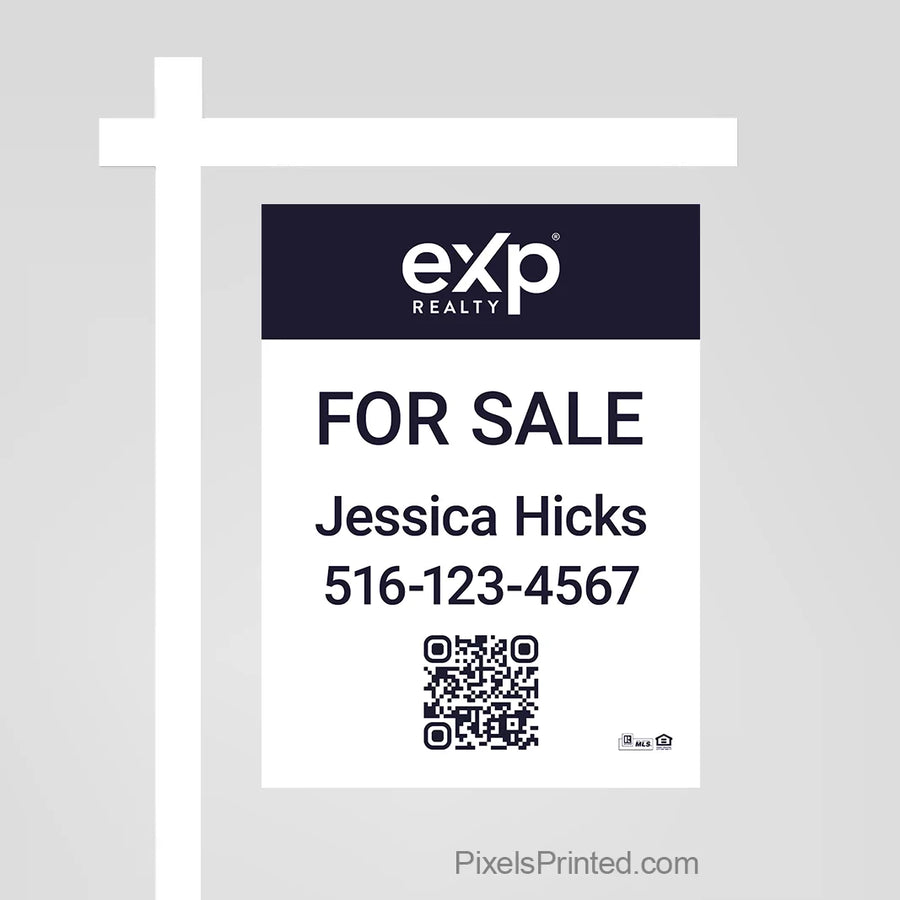 eXp Realty property sale sign panel that helps agents maximize visibility while a home is on the market.
