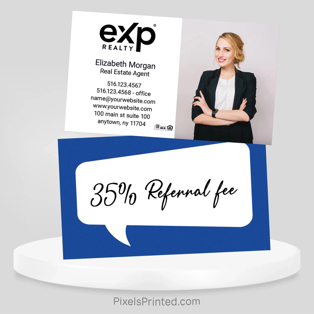 EXP realty referral business cards Business Cards PixelsPrinted 