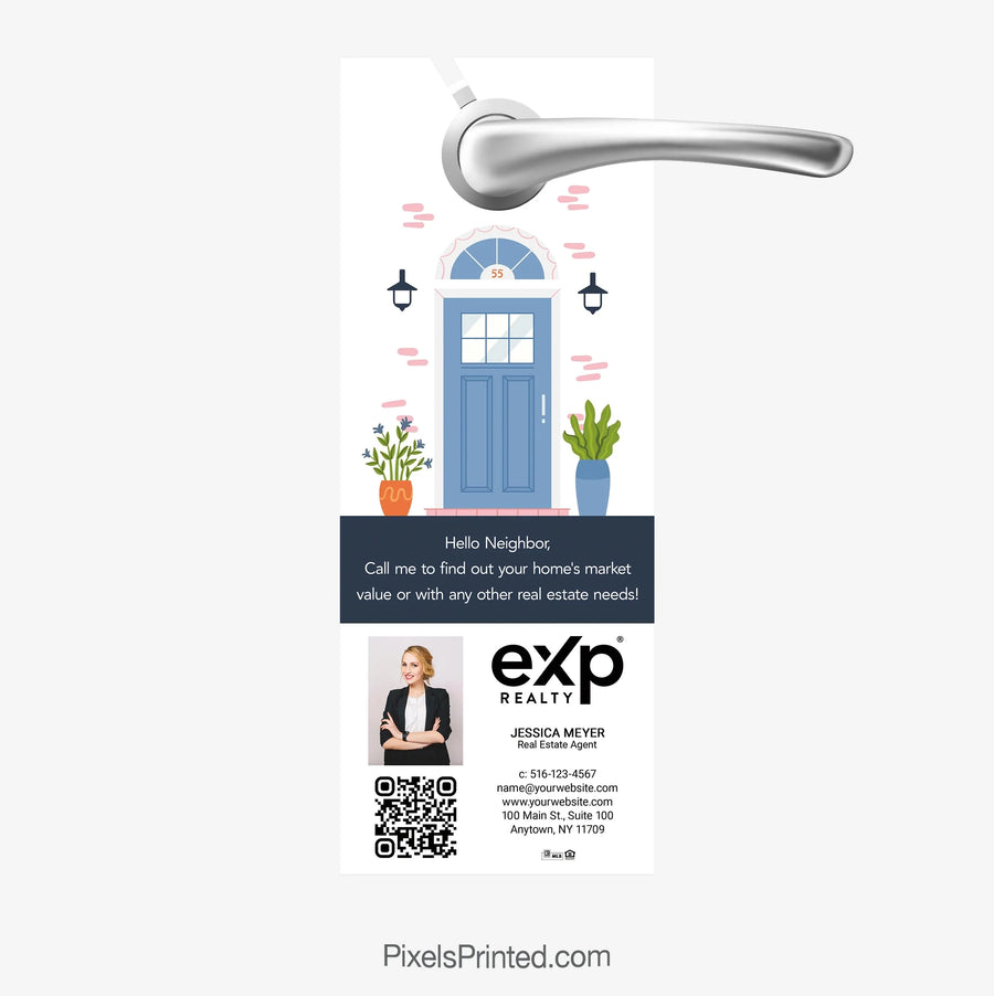 EXP realty spring market door hangers PixelsPrinted 