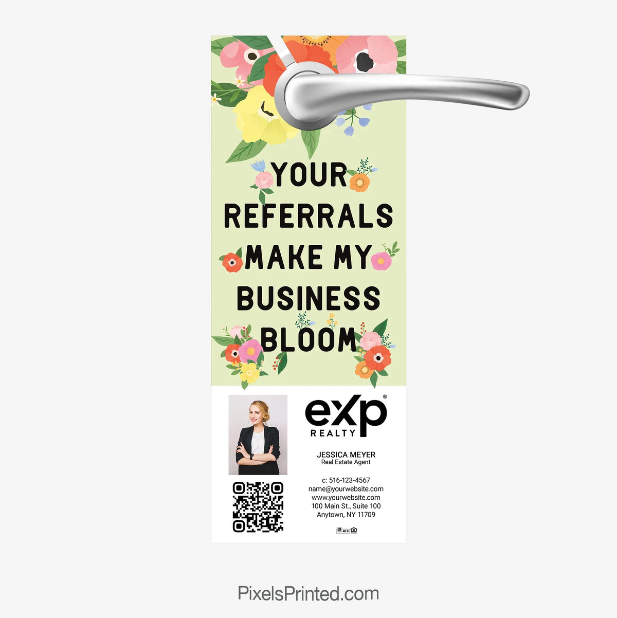 EXP realty spring market door hangers PixelsPrinted 