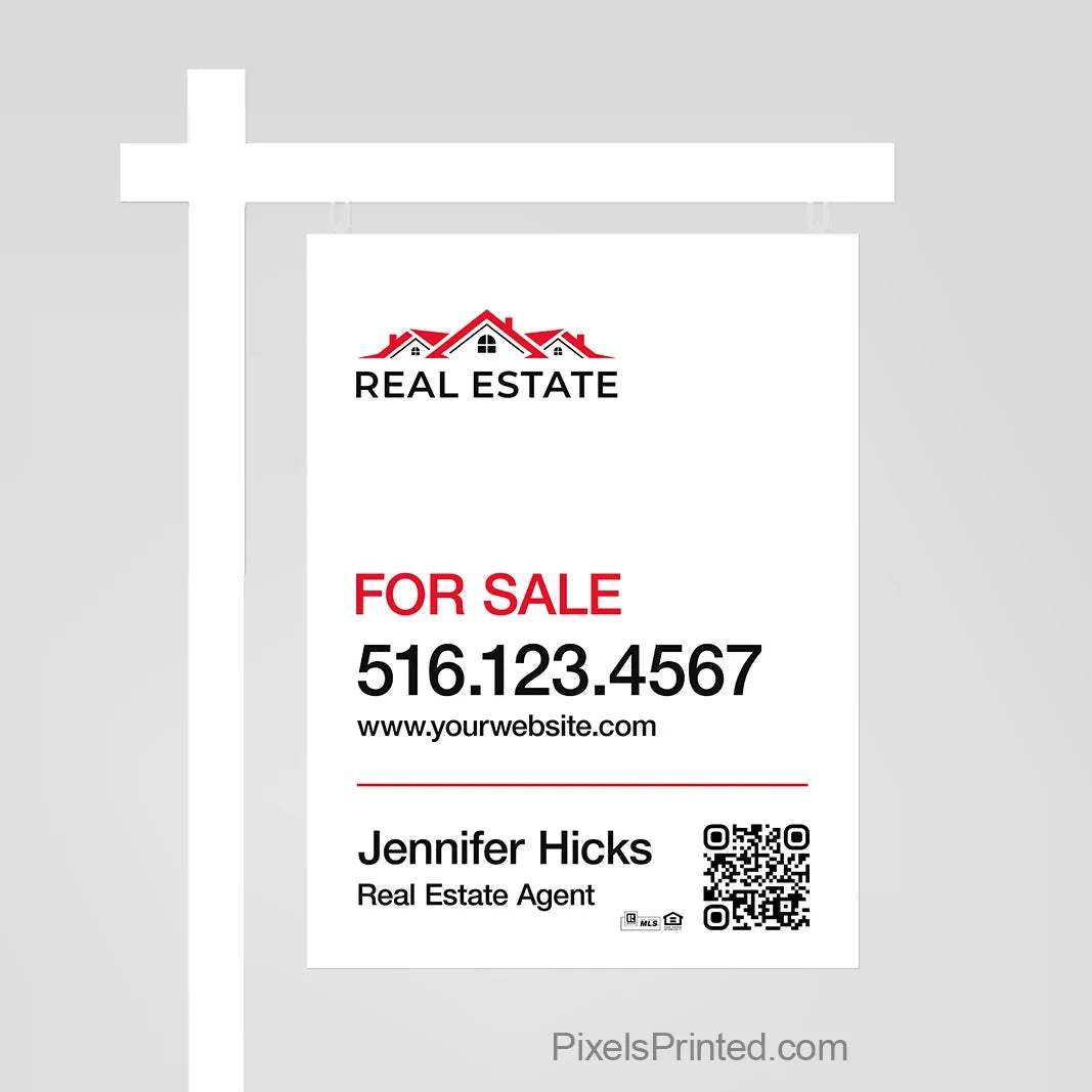 Independent agent real estate for sale sign panels PixelsPrinted 