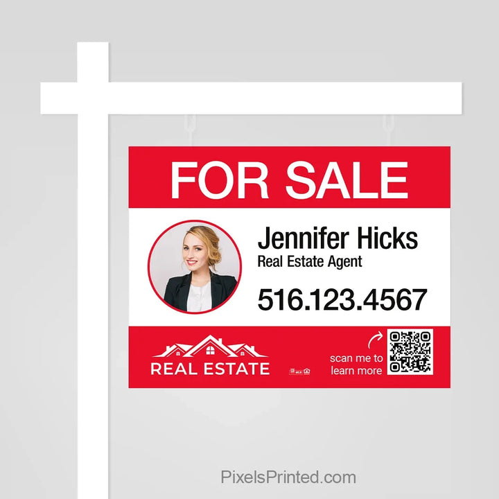 Independent agent real estate for sale sign panels PixelsPrinted 