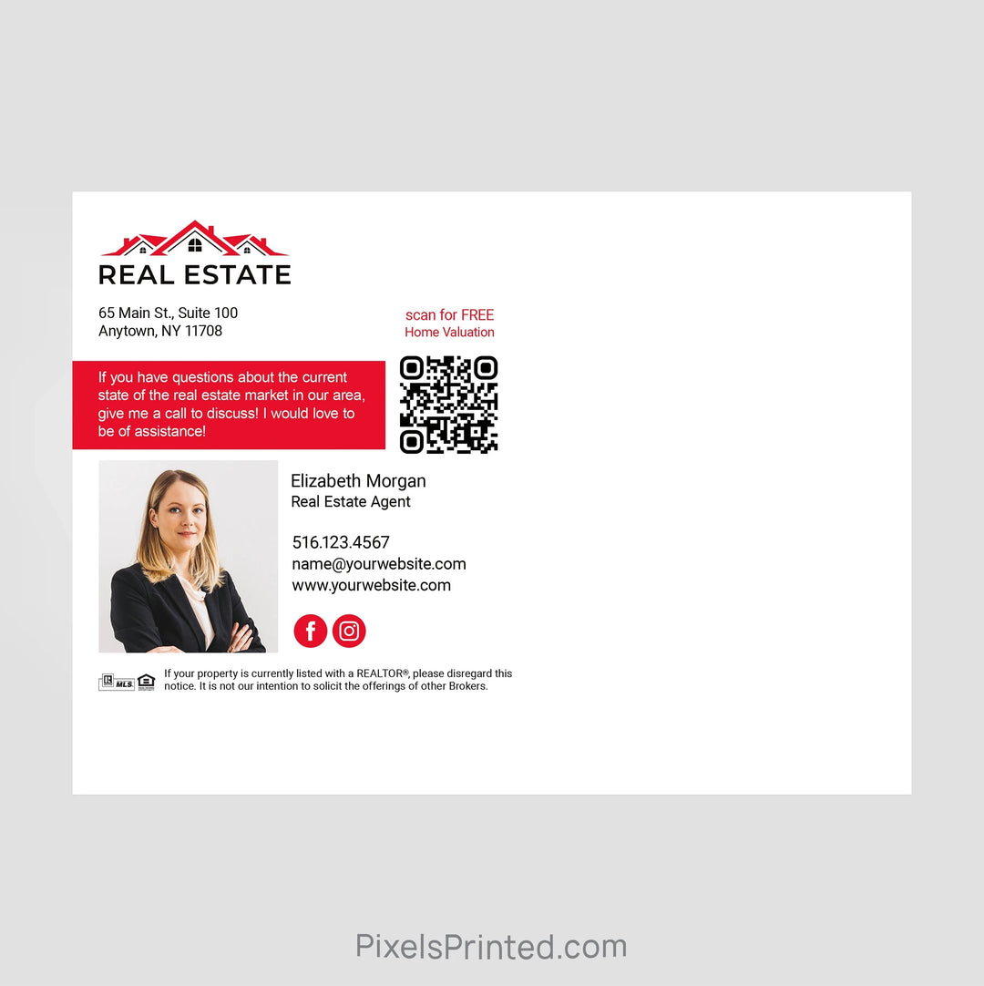 Independent real estate farmers market schedule postcards postcards PixelsPrinted 