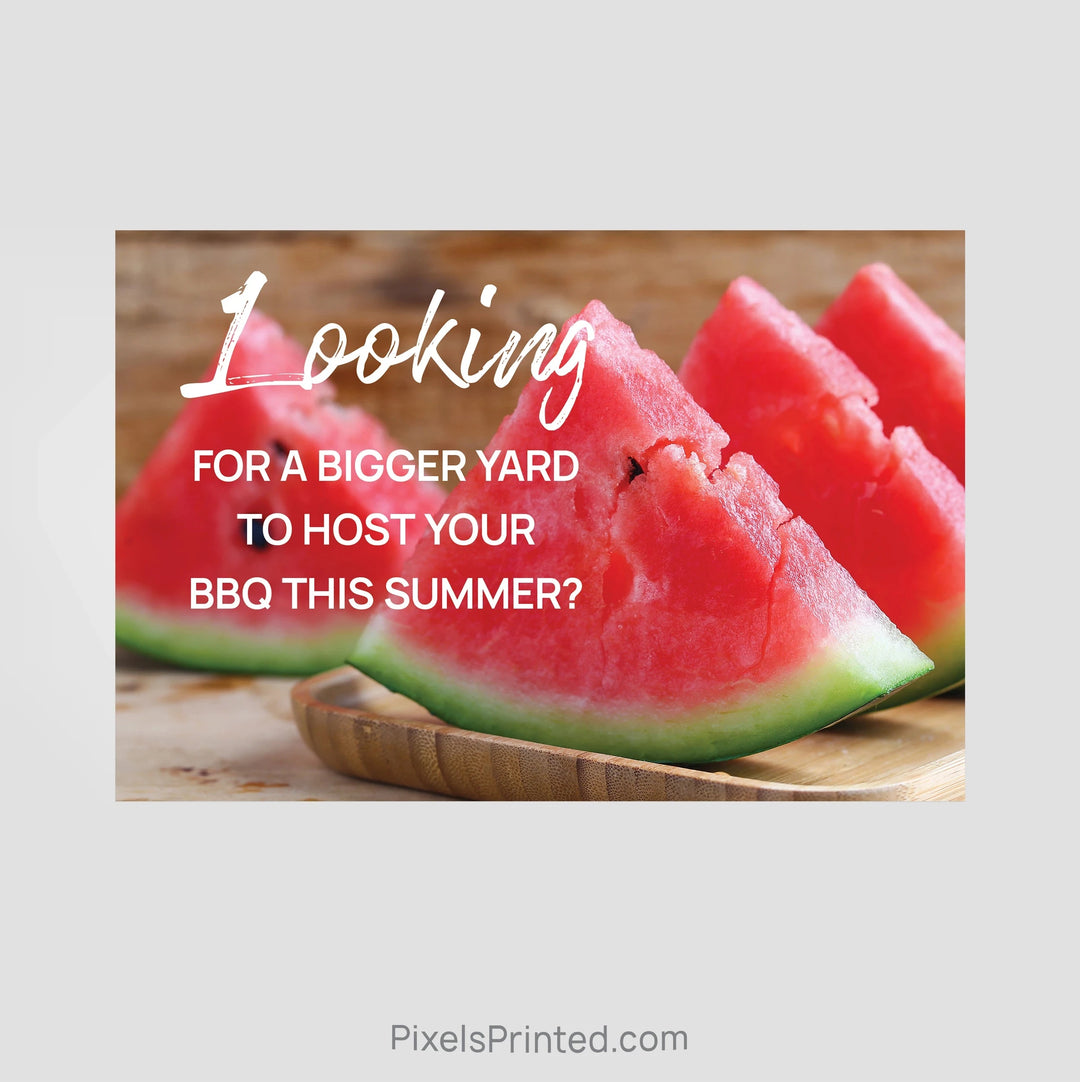 Independent real estate hello summer postcards PixelsPrinted 