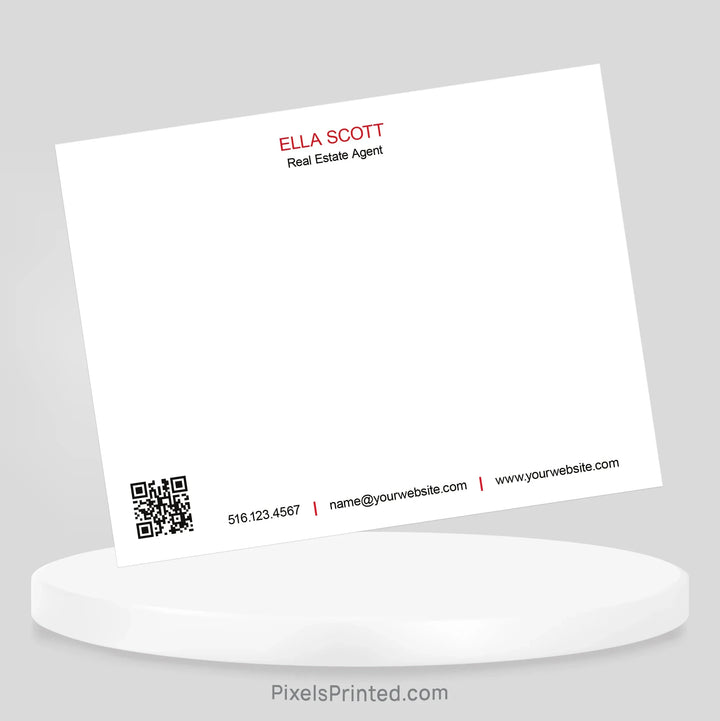 Independent real estate notecards notecards PixelsPrinted 