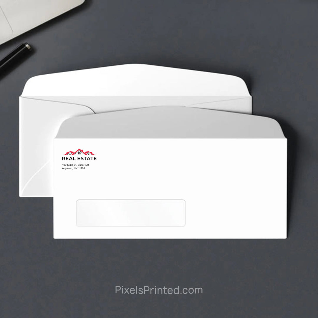 Personalized Independent Real Estate Envelopes with window