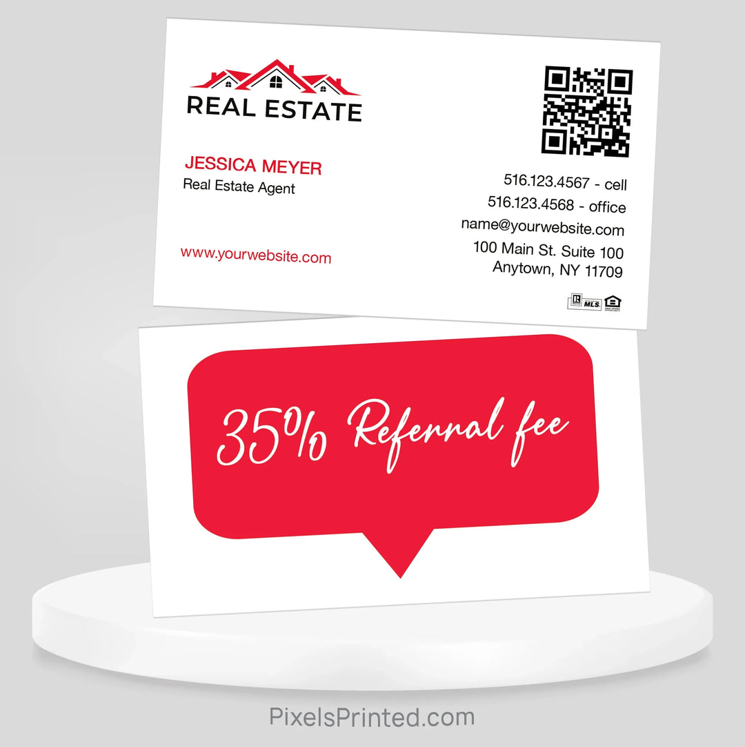 Independent real estate referral cards Business Cards PixelsPrinted 