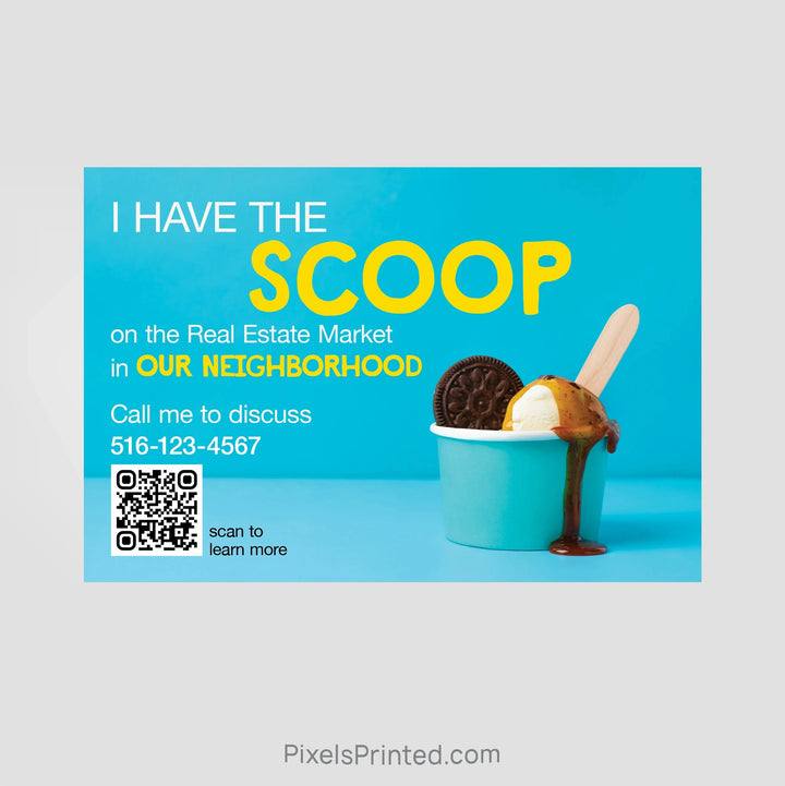 Independent real estate summer postcards PixelsPrinted 