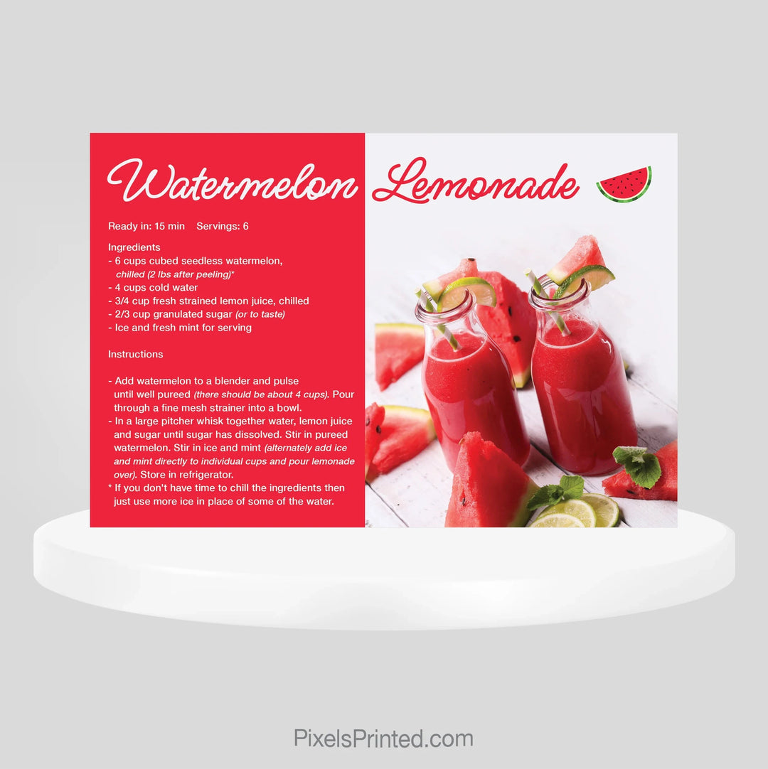 Independent real estate summer recipe postcards PixelsPrinted 